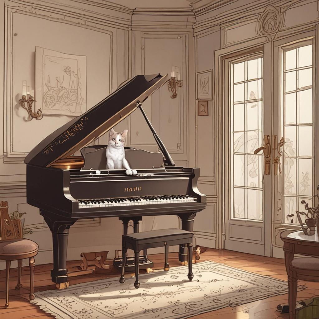 7 Langkah Mudah Melatih Kucing untuk Menari di Atas Piano Klasik