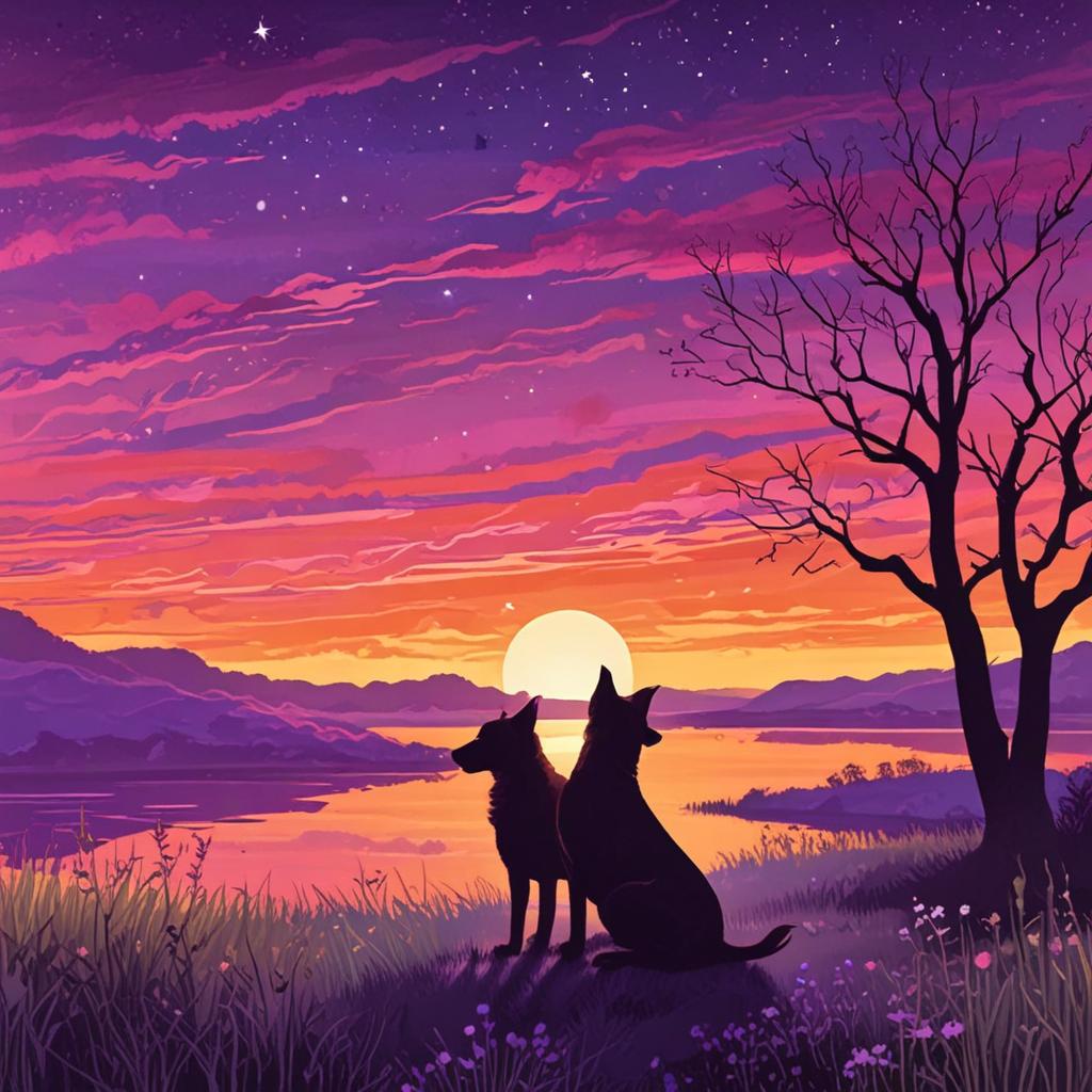 7 Alasan Anjing Sering Melihat ke Langit Saat Senja Tiba