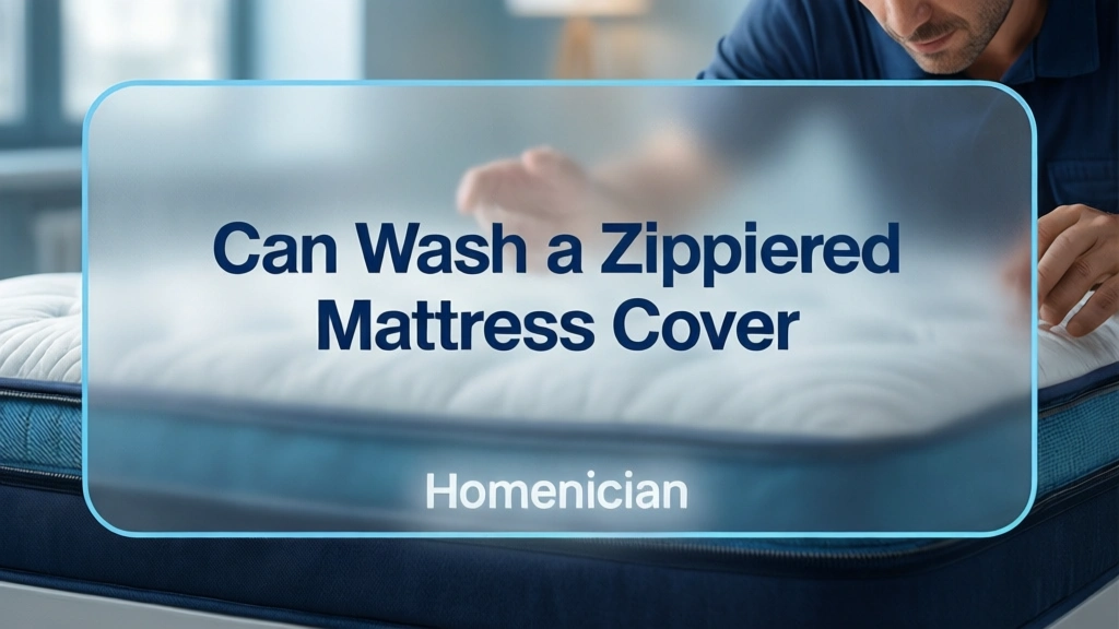 Can Wash a Zippered Mattress Cover